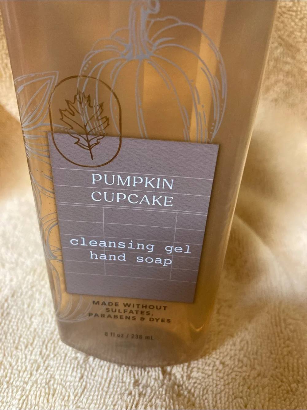 Bath & Body Works Pumpkin Cupcake Hand Soap - Amber Gold